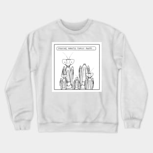 Praying Mantis family photo Crewneck Sweatshirt